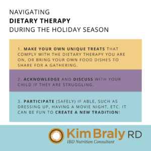 navigating diet therapy during the holidays